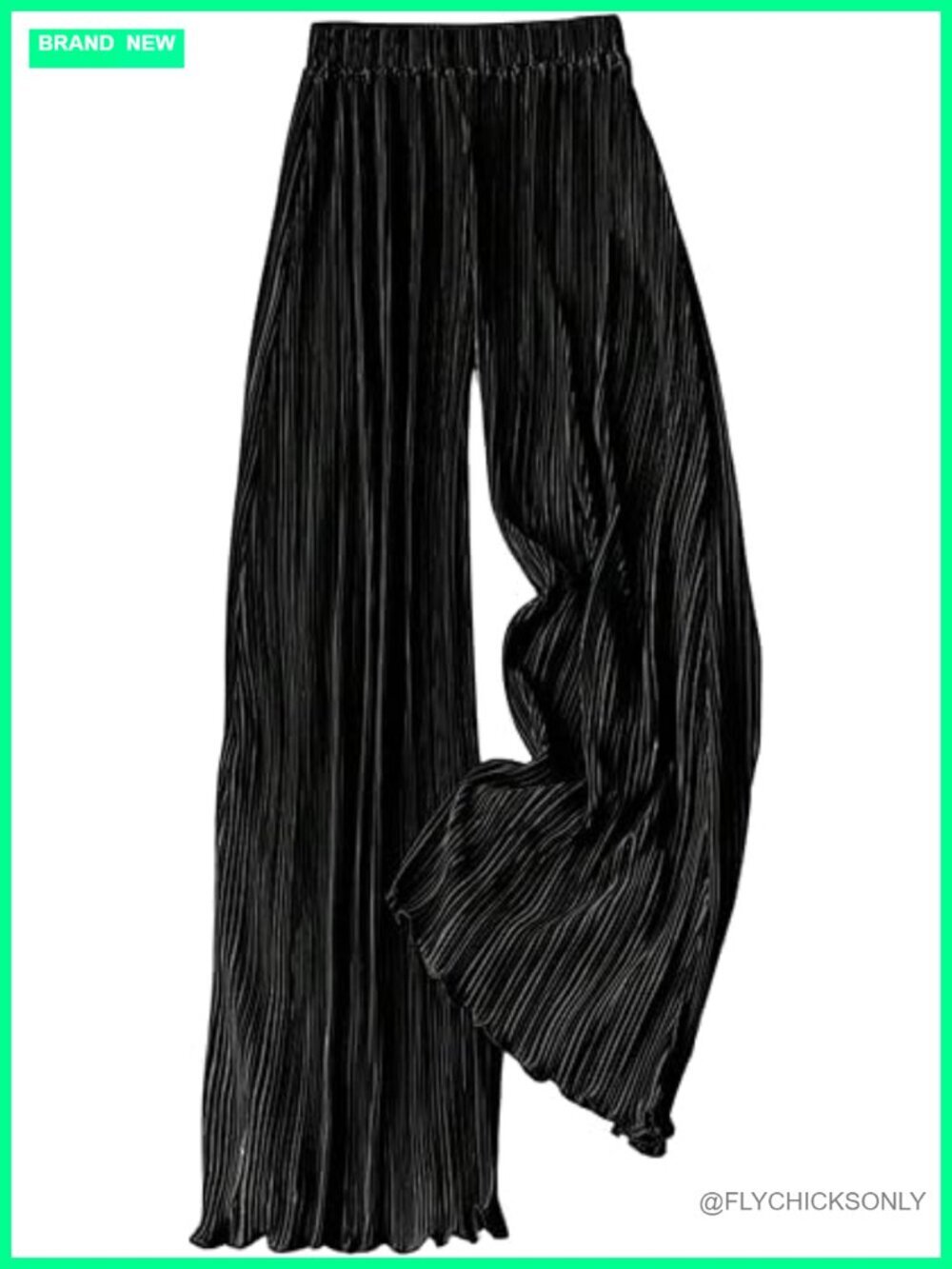 Silk Satin Wide Leg Pants Dressy Flowy Pleated Trousers Business Casual Palazzo